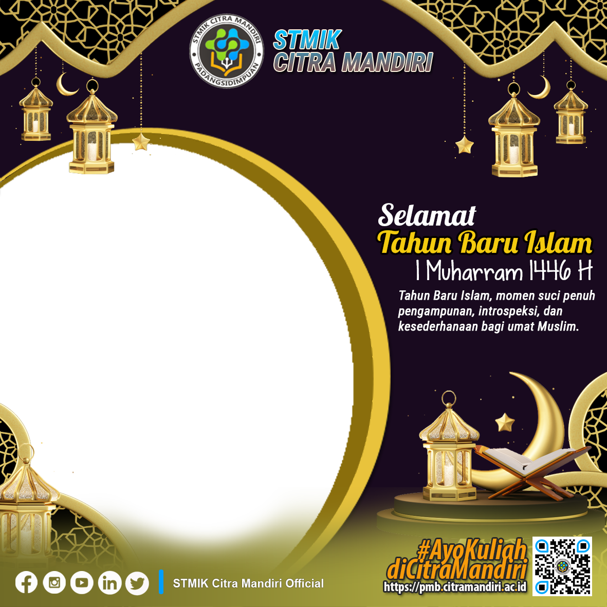 Twibon Tahun Baru Islam 1 Muharram 1446 H /Citra Mandiri