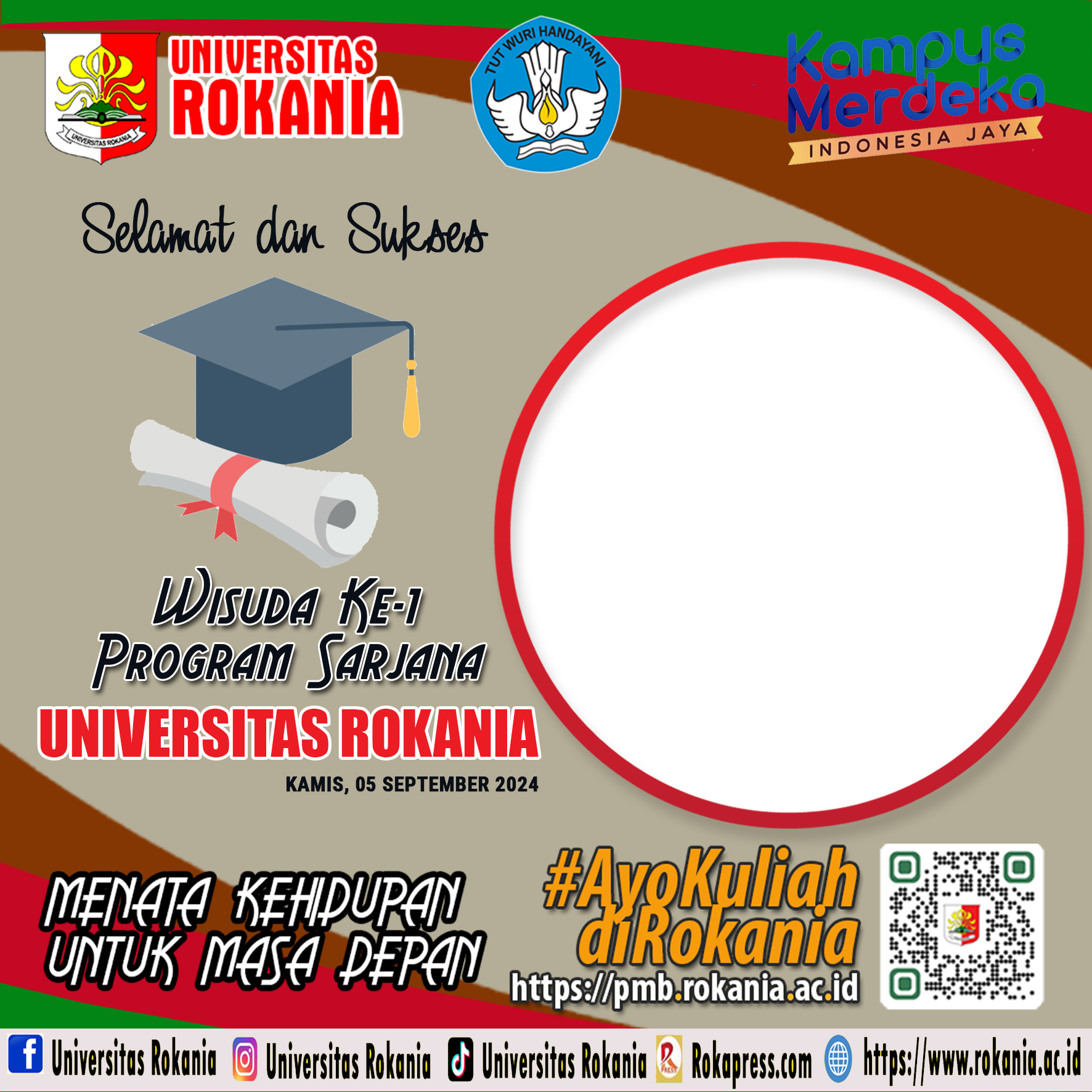 Wisuda ke 1 Universitas Rokania